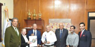 Visita del presidente del Instituto Duartiano