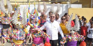 Versión del carnaval mocano en el barrio Viejo Puerto Rico