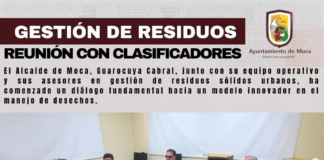 Alcalde de Moca y su equipo se reúnen con clasificadores de residuos para discutir nuevo modelo de gestión de residuos