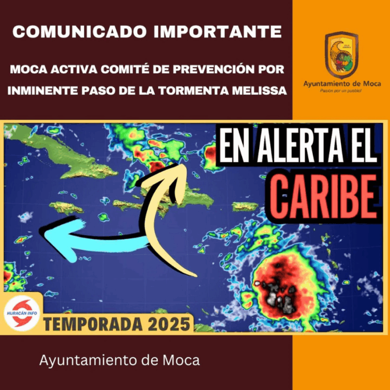 Moca Activa Comité de Prevención por Inminente Paso de la Tormenta Melissa
