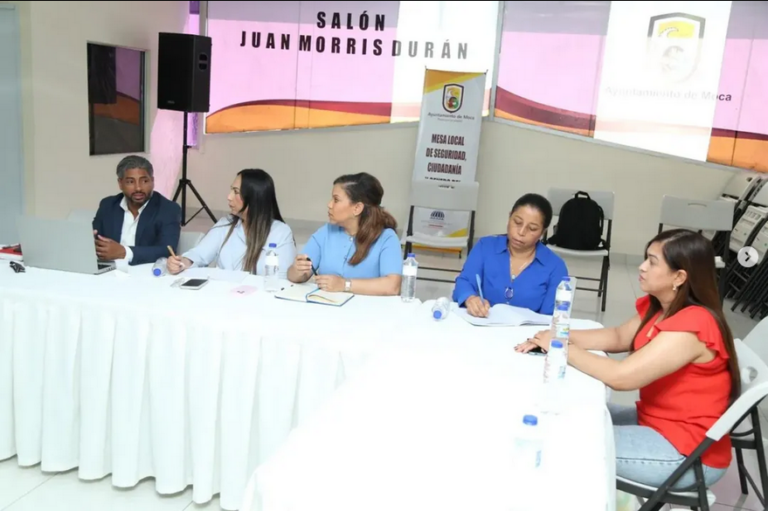 Mesa de Seguridad de Moca analiza indicadores de criminalidad y fortalece estrategias de prevención