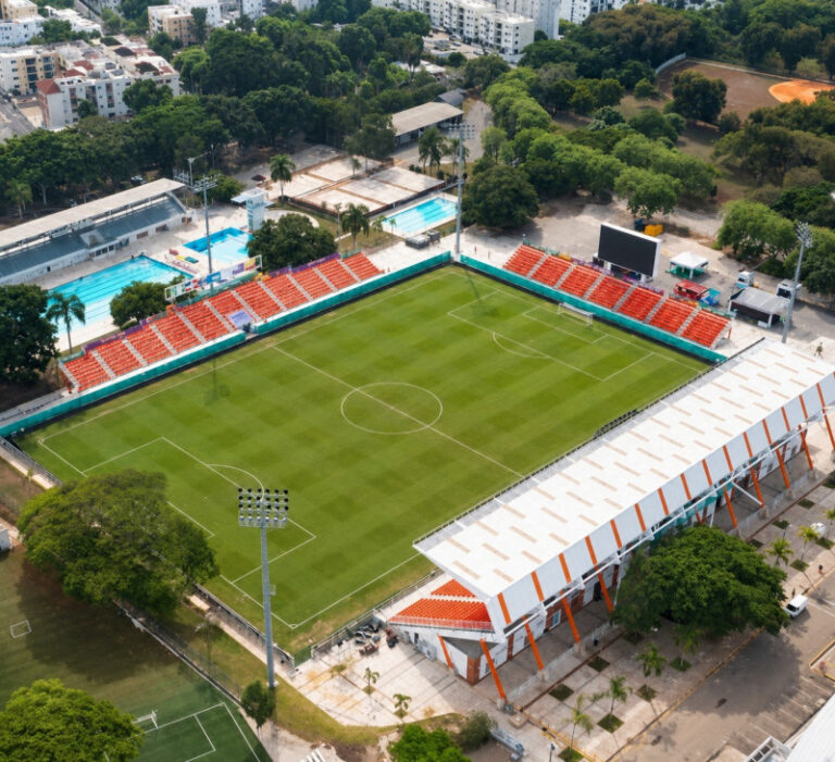 Estadio Moca 85 está listo para recibir el fútbol de los JCC Santo Domingo 2026